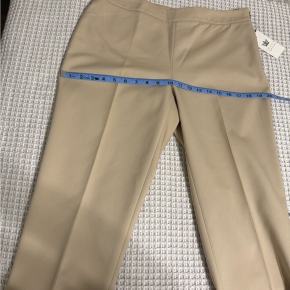 NWT Chaos Classic Beige Trousers Size 8 - Picture 6 of 11